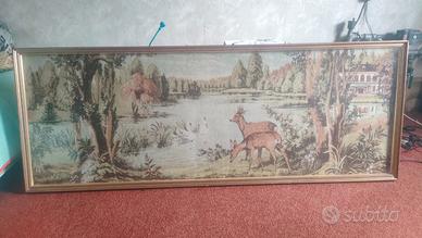 Quadro in tessuto.