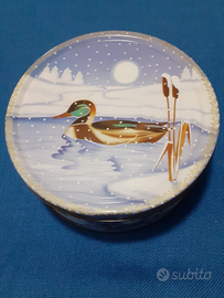 Scatola metallo rotonda