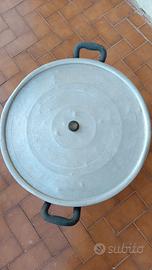 Pentolone con coperchio in alluminio