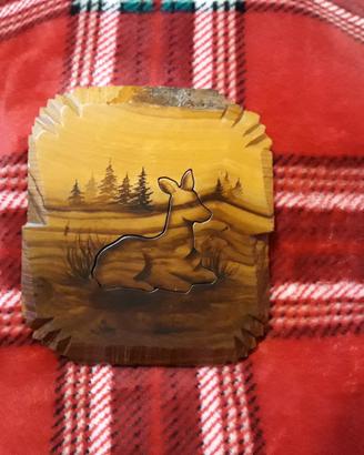 Quadretti artigianali in legno 2 pz.