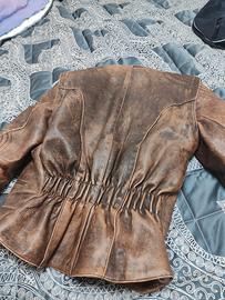 Giubbotto da moto vera pelle.