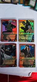 carte naruto holo 1-2/3/4 serie