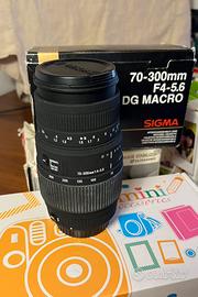 Sigma DG 70-300 Macro per Canon