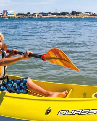 Kayak rigido monoposto OUASSOU giallo