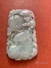 Giada incisione x pendente