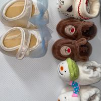 5 paie di Scarpine neonati