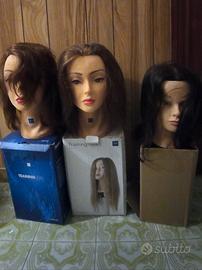 Parrucchiere testine per allenamento