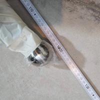 Bastone per tenda acciaio con terminali palla 120