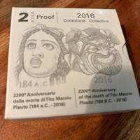 Due euro proof anniversario morte tito maccio plau