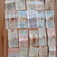 mini assegni anni 70