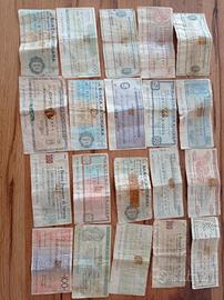 mini assegni anni 70