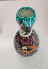 MENGARONI PESARO-Vaso dipinto con Musici del 900’-
