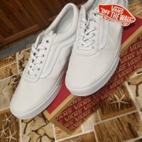 Vans bianche in tessuto 