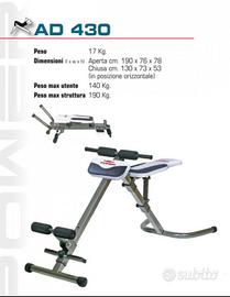 Panca multifunzione HIGH POWER AD430 – robusta e r