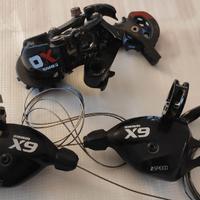 Deragliatore per Mtb sram x0 e comandi x9 10v