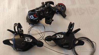 Deragliatore per Mtb sram x0 e comandi x9 10v