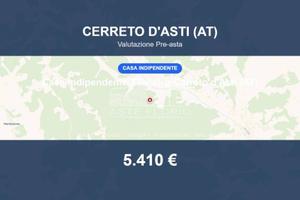 Immobile in asta di 154 m² a Cerreto d'Asti