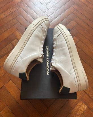 Scarpe Crime London Extralight Uomo Pelle Bianca46