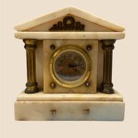 orologio da camino alabastro vintage