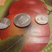monete  americane  piu 2 cinquecento lire argento 