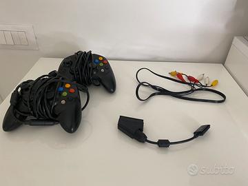XBOX , 2 joystick, cavi , giochi vari
