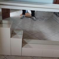 Mobile da bagno laccato bianco