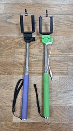 Aste selfie allungabili (mono pod e mono pod HF)