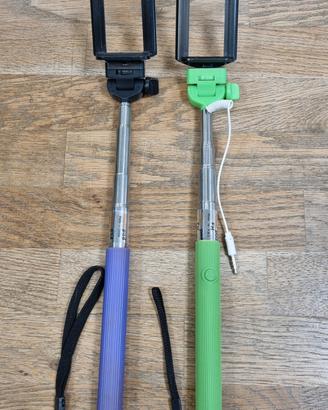 Aste selfie allungabili (mono pod e mono pod HF)