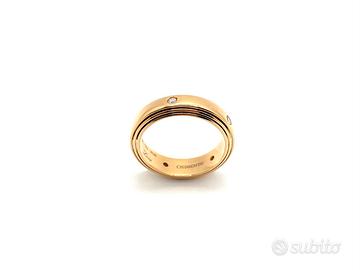 Anello oro giallo e diamanti