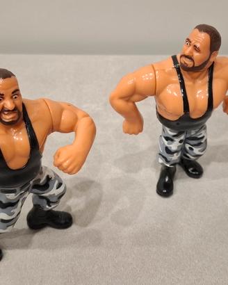 2 action figure WWF WWE Tag Team Bushwackers Butch