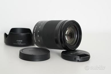 Obiettivo Canon EF-M 18-150mm + paraluce