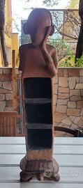 Scultura in legno massiccio