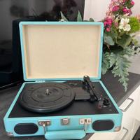 Giradischi per vinili portatile a valigetta