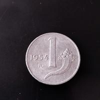 1 Lira 1954 Cornucopia Italia