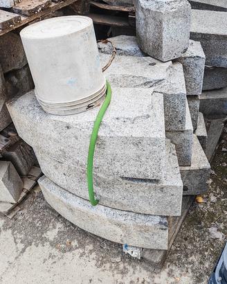 CORDOLI GRANITO LINEARI E CURVI
