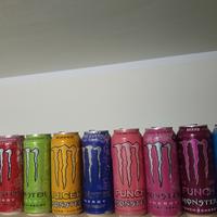 lattine di monster Energy da collezione(41lattine)