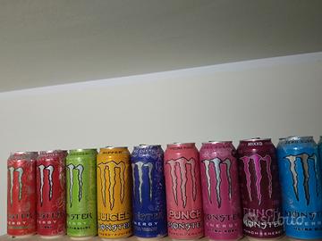 lattine di monster Energy da collezione(41lattine)