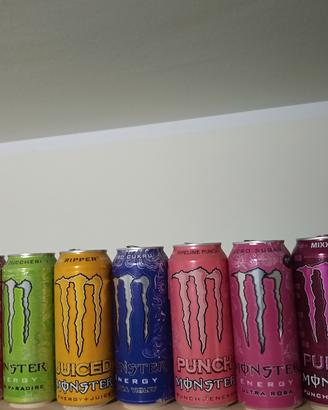lattine di monster Energy da collezione(41lattine)