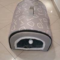 cuccia per cani-gatti da interno con cuscino