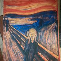 L Urlo The Scream Edvard Munch Stampa 50x40