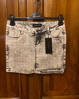 minigonna  jeans, Rocco barocco tg 42