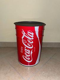 COCA COLA BIDONE POUF VINTAGE