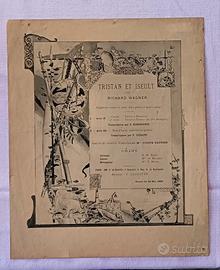 Locandina Tristano e Isotta di Wagner
