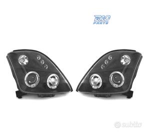 FARI PER SUZUKI SWIFT 05-10 ANGEL EYES FONDO NERO