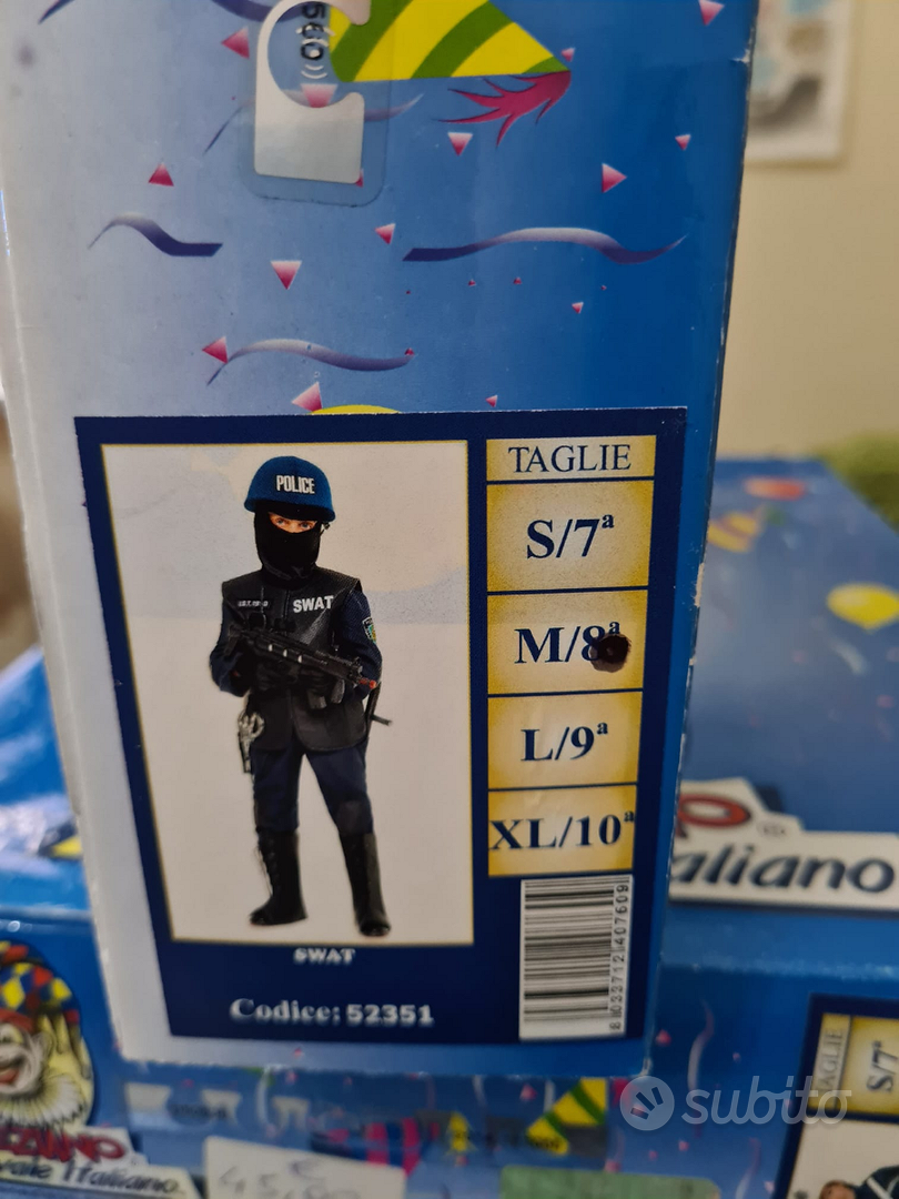 vestito di carnevale SWAT 7 anni - Tutto per i bambini In vendita a Napoli