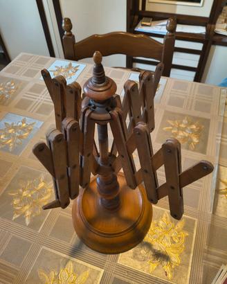 Arcolaio a ombrello in legno antico primi '900