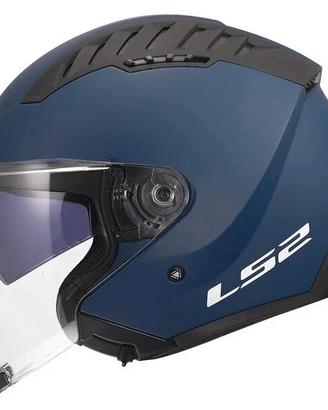 LS2 OF600 COPTER 2 TG M CASCO MATT NAVY BLUE BLU O