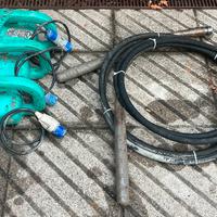 Blocco 3 vibratori cemento gettata calcestruzzo