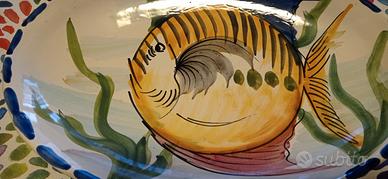 Piatto vintage da portata o da parete 