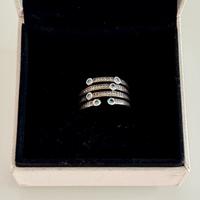 Anello Pandora Oceano Scintillante